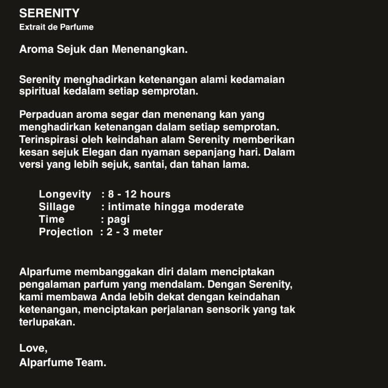 Sample Serenity - 10 ML - Angle 2